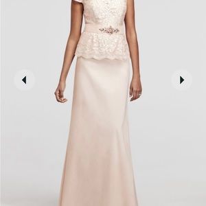 Blush evening gown